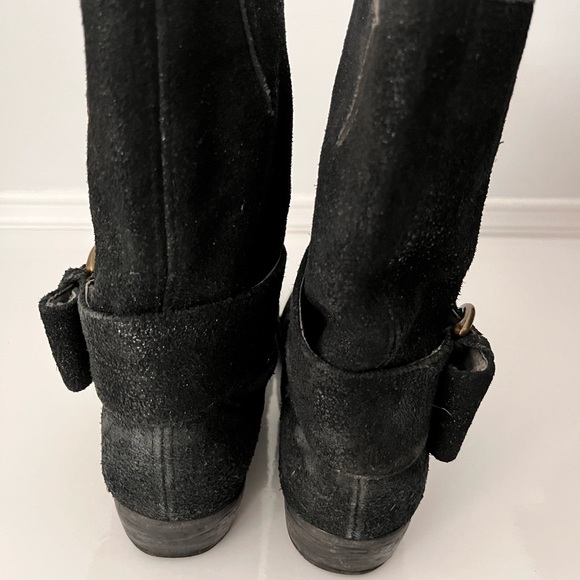 Black Shimmer Dance boots , some luxury markings says something but unsure - Picture 4 of 8